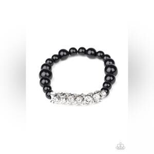 Paparazzi ♥ Traffic-Stopping Sparkle - Black Bracelet